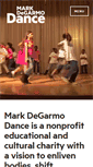 Mobile Screenshot of markdegarmodance.org